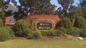 Butler Springs Sign