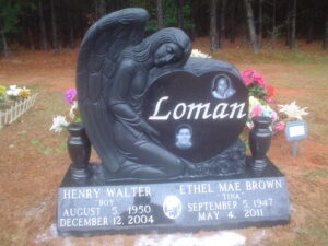 Loman Upright Memorial